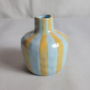 Ashland Blue and Yellow Decorative Vase